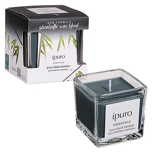 ipuro Duftkerze Black Bamboo schwarz Black Bamboo, 1 St.