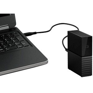 Western Digital My Book 16 TB externe HDD-Festplatte schwarz