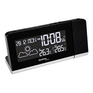 TechnoLine® digitaler Funkwecker WT 539 schwarz Kunststoff