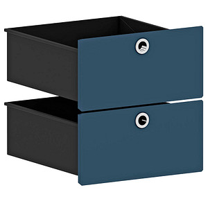 viasit System4 Schubladen violettblau 37,5 x 37,5 x 37,5 cm