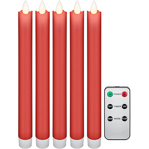 goobay LED-Kerzen rot