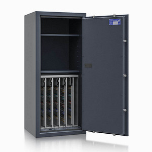ISS safe4key Schlüsseltresor grau mit 440 Haken, Elektronikschloss, 50,0 x 42,0 x 115,0 cm, 1 St.