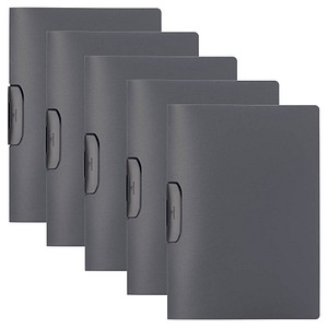 DURABLE Klemmhefter DURASWING anthrazit, 5 St.