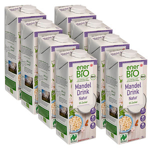 enerBiO Bio-Mandeldrink 8x 1,0 l