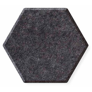 magnetoplan Akustikpaneele Wand 1010013, anthrazit 37,0 x 32,0 cm, 6 St.