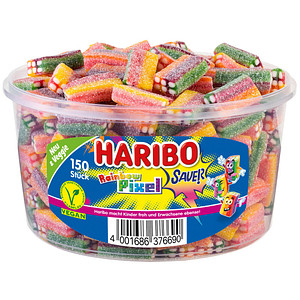 HARIBO Rainbow Pixel Fruchtgummi 150 St./1,2 kg