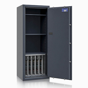 ISS safe4key Schlüsseltresor grau mit 280 Haken, Elektronikschloss, 50,0 x 42,0 x 130,0 cm, 1 St.
