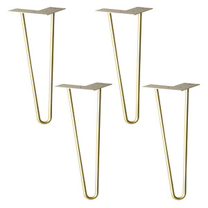 WAGNER® design yourself HAIRPIN ST 8245 Tischbeine gold , 4 St.