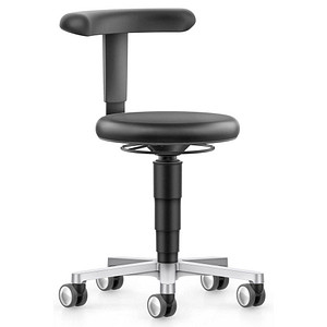 bimos Sitz- & Stehhocker Medical grau, schwarz Kunstleder, 1 St.
