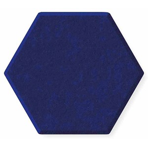 magnetoplan Akustikpaneele Wand 1010014, blau 37,0 x 32,0 cm, 6 St.