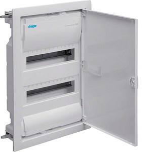 hager Sicherungskasten VU24NC, 24 Module, IP30 für Innenbereich, 1 St.