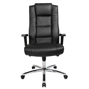 Topstar Chefsessel Chairman® 10, NS29T A80 Leder schwarz, Gestell chrom