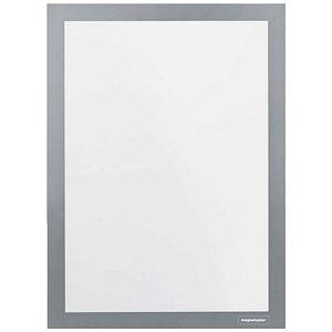 magnetoplan Magnetrahmen selbstklebend Magnetofix  grau A4, 2 St.