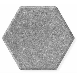 magnetoplan Akustikpaneele Wand 1010001, grau 37,0 x 32,0 cm, 6 St.