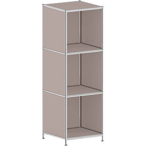 viasit Aktenregal System4 taupe 40,4 x 40,4 x 118,2 cm, 1 St.