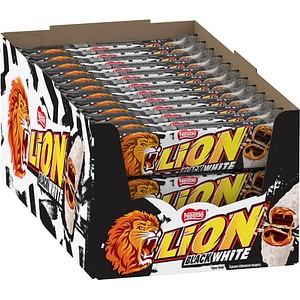 LION® Black & White Schokoriegel 24x 42,0 g, 24 St.