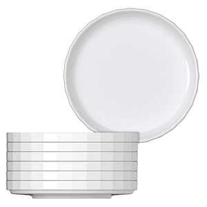 BAUSCHER Teller EDGE weiß Ø 15,0 cm, 6 St.