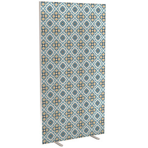PAPERFLOW Trennwand easyScreen Vintage, 60821 bunt 94,0 x 173,4 cm, 1 St.