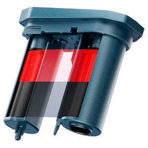 NIIMBOT rot/schwarz Thermotransferband für Etikettendrucker, 1 St.