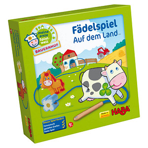 HABA® Fädelspiel Auf dem Land Lernspielzeug, 1 St.