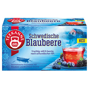 TEEKANNE Schwedische Blaubeere Tee 20 Portionen