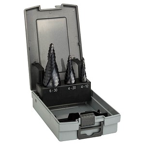 AKTION: BOSCH Stufenbohrer-Set HSS-AlTiN, 3-teilig mit Prämie nach Registrierung