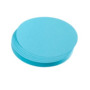 FRANKEN Moderationskarten blau Ø 19,5 cm, 500 St.