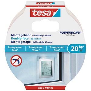 tesa Montageband 77741 doppelseitiges Klebeband 19,0 mm x 5,0 m, 1 St.