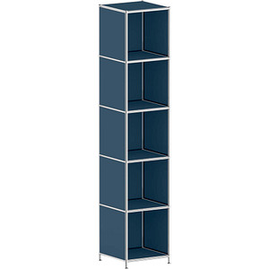 viasit Aktenregal System4 violettblau 40,4 x 40,4 x 193,2 cm, 1 St.