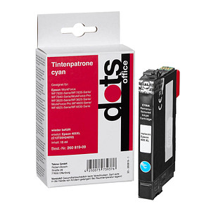dots  cyan Druckerpatrone kompatibel zu EPSON 405XL C