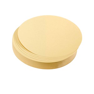 FRANKEN Moderationskarten gelb Ø 19,5 cm, 500 St.