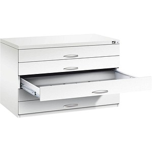 CP 7100 Planschrank verkehrsweiß 5 Schubladen 110,0 x 76,5 x 76,0 cm, 1 St.