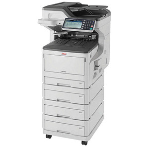 OKI MC853dnv 4 in 1 Farblaser-Multifunktionsdrucker grau OKI MC853dnv 4 in 1 Farblaser-Multifunktionsdrucker grau