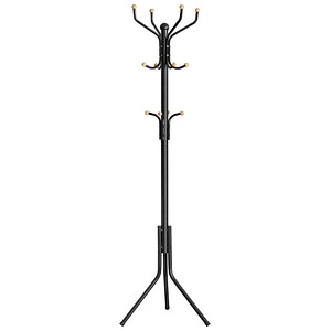 SONGMICS Kleiderständer RCR19B schwarz Metall 12 Haken 44,0 x 182,0 cm, 1 St.