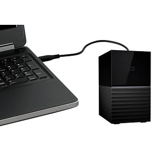 Western Digital My Book Duo 44 TB externe HDD-Festplatte schwarz