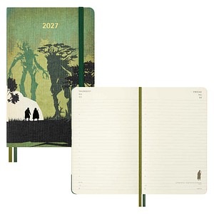 MOLESKINE Buchkalender Der Herr der Ringe 2027 grün, 1 St.