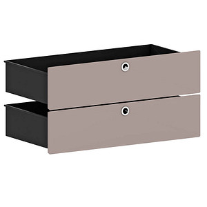 viasit System4 Schubladen taupe 75,0 x 37,5 x 37,5 cm