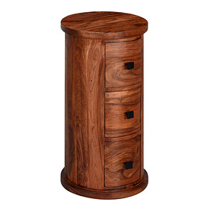 WOHNLING Kommode, WL6.149 sheesham 35,0 x 35,0 x 65,0 cm, 1 St.