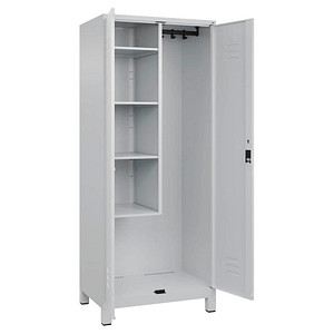 CP Putzmittelschrank Classic Plus 080110-02 S10023 lichtgrau 4 Fachböden 80,0 x 50,0 x 195,0 cm, aufgebaut, 1 St.
