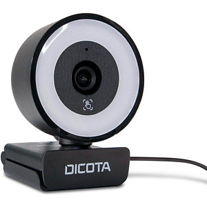 DICOTA Ringlicht Webcam schwarz