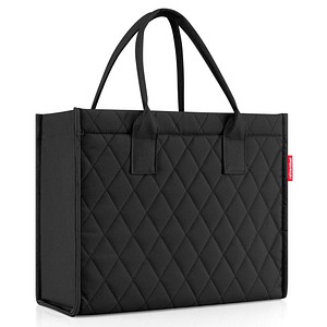 reisenthel® Einkaufstasche daily shopper rhombus Kunststoff schwarz DN 7059