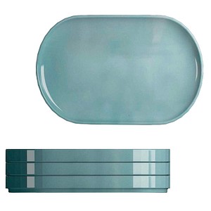 BAUSCHER Teller EDGE grün Ø 24,0 cm, 3 St.