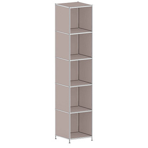 viasit Aktenregal System4 taupe 40,4 x 40,4 x 193,2 cm, 1 St.
