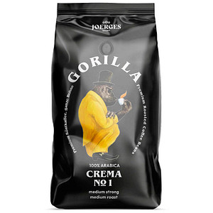 GORILLA Espresso Crema No. 1 Kaffeebohnen Arabicabohnen 1,0 kg