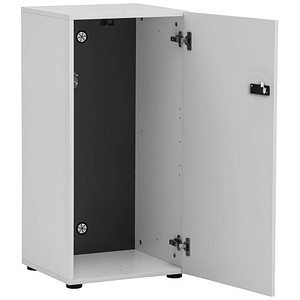 MÖBELPARTNER Spind Locked weiß 159255, 1 Schließfach 45,4 x 40,7 x 92,6 cm