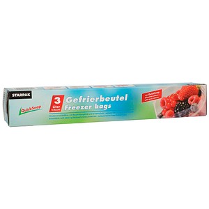STARPAK Gefrierbeutel QuickSnap 3,0 l, 15 St.