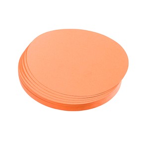 FRANKEN Moderationskarten orange Ø 19,5 cm, 500 St.