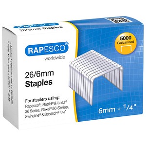 RAPESCO® Heftklammern 26/6, 5.000 St.