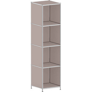 viasit Aktenregal System4 taupe 40,4 x 40,4 x 155,7 cm, 1 St.