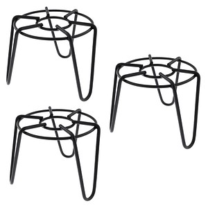 WAGNER® design yourself Pflanzenständer GH 0515 Metall, Ø 14,5 cm schwarz rund, 3 St.